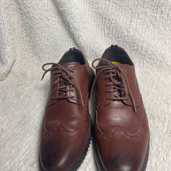 Cole Haan Men's Brown Leather Oxfords